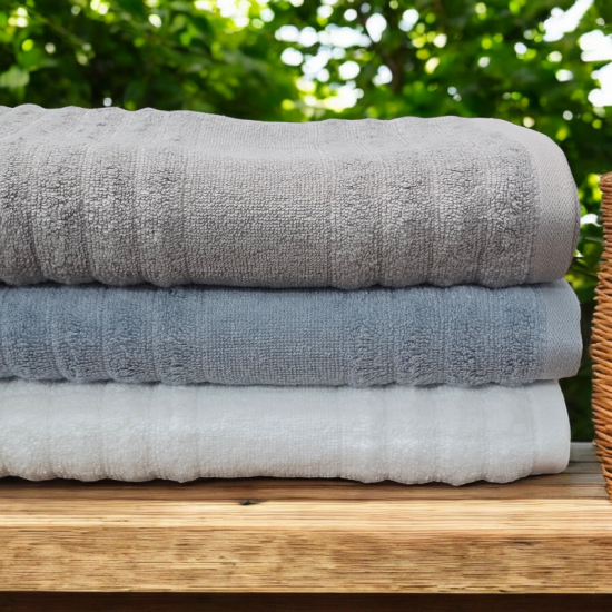 Bamboo Cotton Ribbed Towels Bamboo Cotton Ribbed Towels