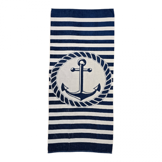 Captains Luxurious Velour Beach Towel Captains Luxurious Velour Beach Towel